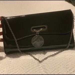 Christian louboutin shoulder bag( clutch) black shiny